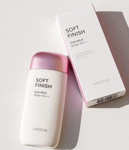 Missha All Around Safe Block Soft Finish Sun Milk SPF50+ Or PA+++