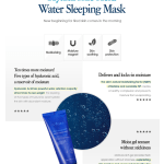 Isntree Hyaluronic Acid Water Sleeping Mask 100ml